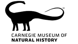 Carnegie Museum of Natural History logo featuring silhouette of a dinosaur.